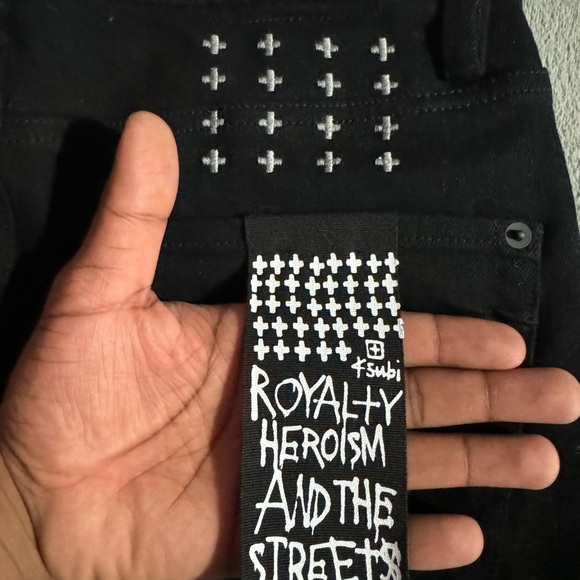 black ksubi jeans size 31 slim - Picture 2 of 7